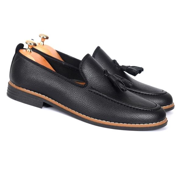 

dress shoes 1048 model men's casual corcik rok black color