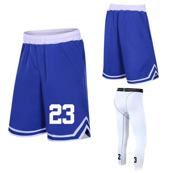 

men's shorts custom number basketball loose breathable men zipper pocket training quick dry running short, White;black