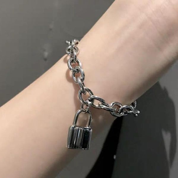 

charm bracelets qiluxy fashion shainless steel for women men heart smile personality bracelet birthday party jewelry gift, Golden;silver