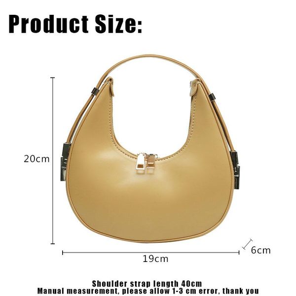 

classic evening bags yoreai fashion messenger handbags designers luxury women shoulder crescent bag pu leather handbag advanced armpit
