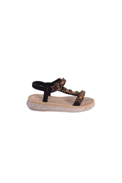 

sandals women's black orthopedic casual 19y209-6