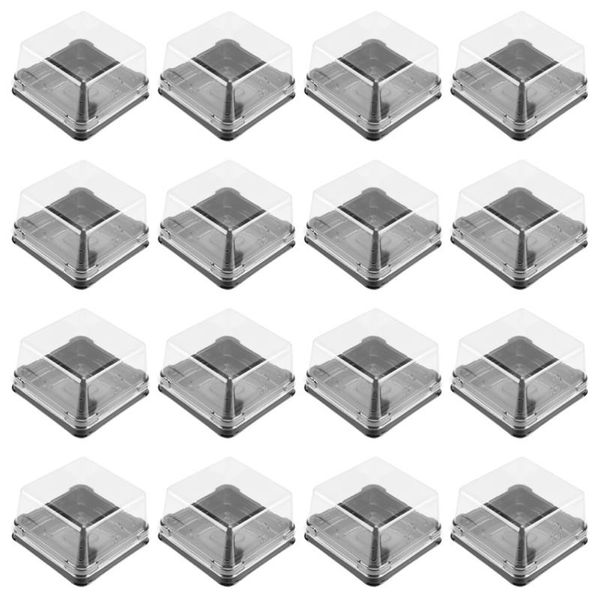 

gift wrap 1 set 100pcs 50g square egg-yolk puff packing box moon cake