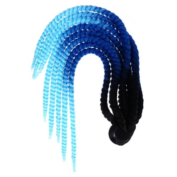 

motorcycle helmets helmet adornment fake braid wig durable decoration