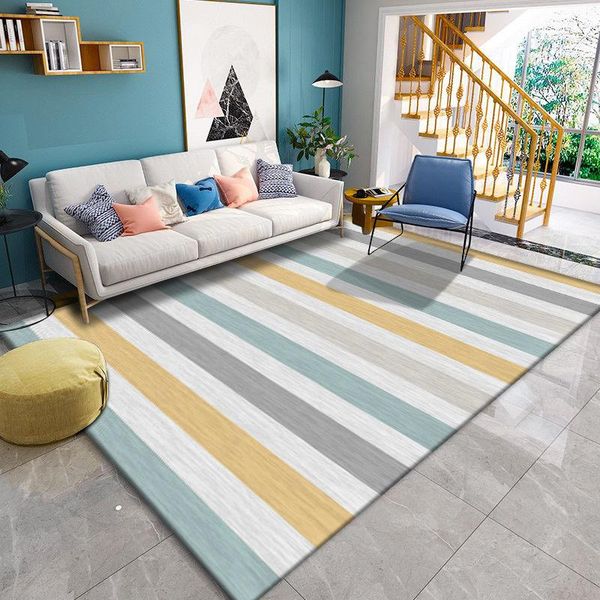 

carpets nordic europe modern bedroom bedside mat simple sofa carpet novelty polyester mats light luxury living home decoration
