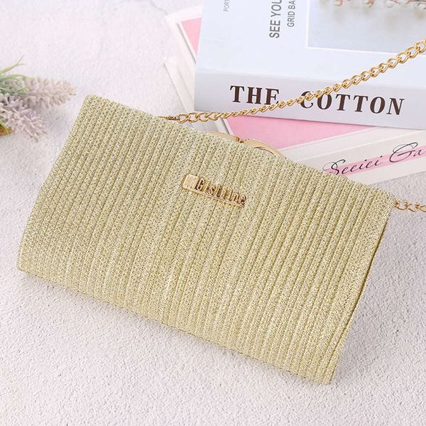 

2020 cool colorful plaid pleated clip evening holding dinner bridal bag