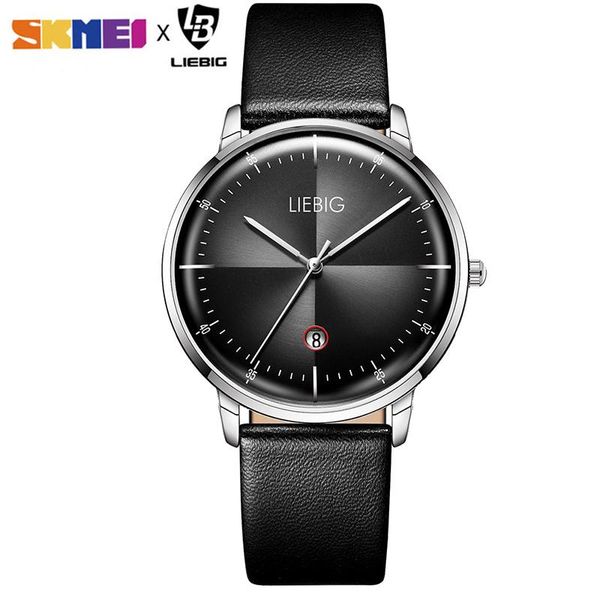 

wristwatches 2021 men quartz wrist watches waterproof men's watch relojes para hombre fashion male clock drop, Slivery;brown