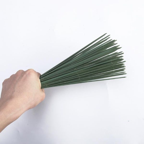 

100 pcs artificial potted decoration flower rod plant gardening stem plastic wire