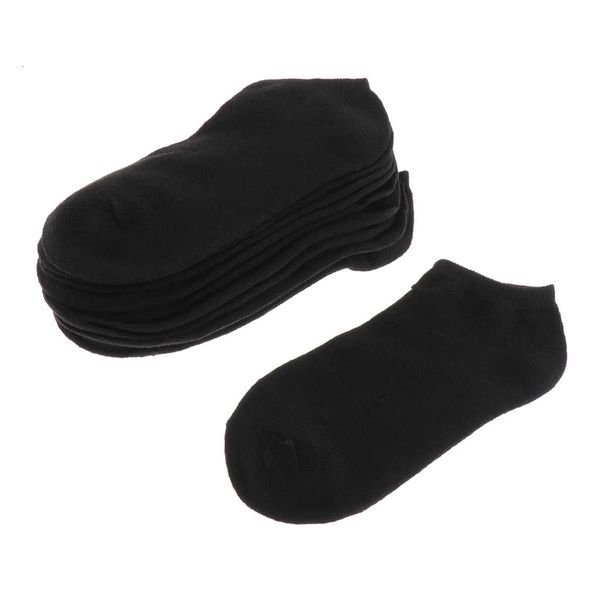 

pairs men dunne antislip low cut socks effects for running sport workout, Black