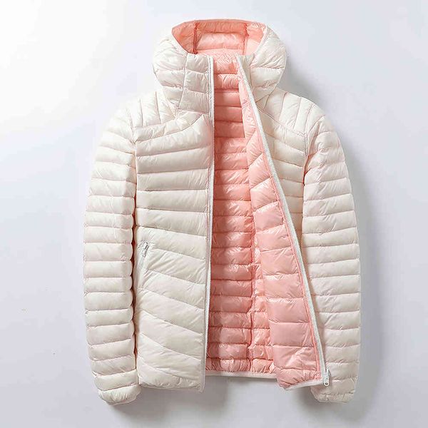 

women's hoodies & sweatshirts warm coat outwear short jacket down winter autumn parka casual basic ultralight duck portable rll1, Black