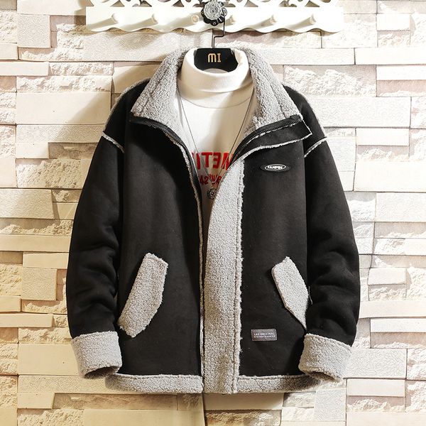 

2021 New Winter Men's Cotton Down Jackets Overcoats Keep Warm Veet Casual Classic Coats for Male Plus Oversize D67n, Black