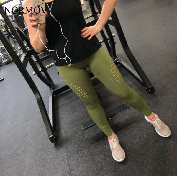 

workout fitness seamless jeggings women leggings casual hollow out femme, Black
