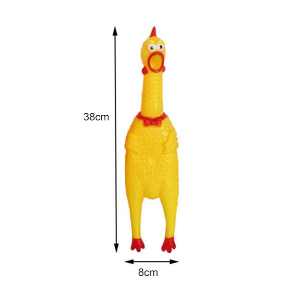

shrieking chicken unzip the voice toy scream vent toys adults and children rubber biting animal toys