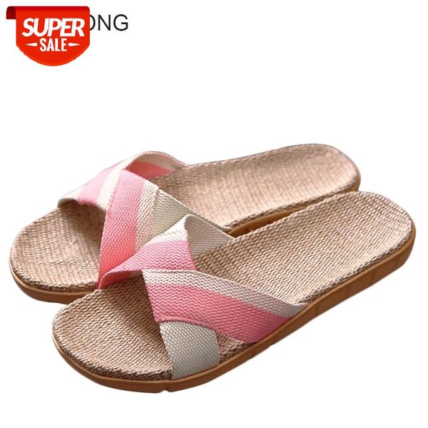 

lcizrong new  colors lover flax indoor women slippers home summer 35-45 size female slippers fashion non-slip #zi0k, Black