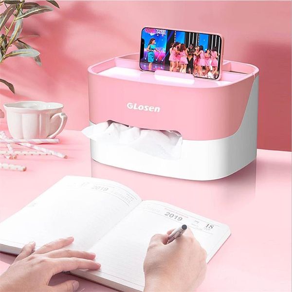 

tissue boxes & napkins vieruodis home plastic box office deskstorage pen holder bedroom organizer multifunctional stationery cosmetic ca
