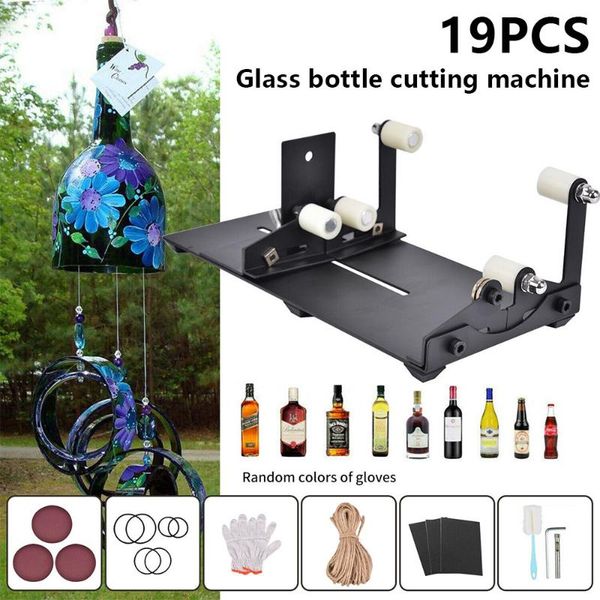 

machining 19pcs diy glass bottle cutter adjustable size metal glassbottle cut machine wine for bottles cutting bottle-cutter