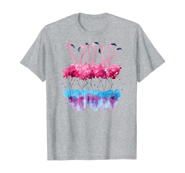 

beautiful tropical dancing pink flamingos t-shirt, White;black