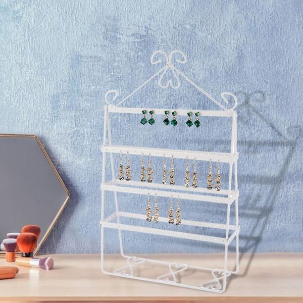 

bathroom storage & organization home creative openwork hanging jewelry gift earrings foldable rack suction cup dish cloths holder scrubbers
