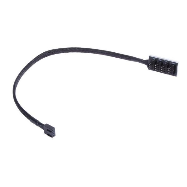 

hubs carprie fan hub female to male cable 4 ports pc pwm cooling 4pin 1 splitter
