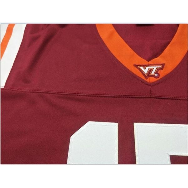 

custom men,youth,women,toddler, va tech hokies personalized any name and number any size stitched college jersey, Black