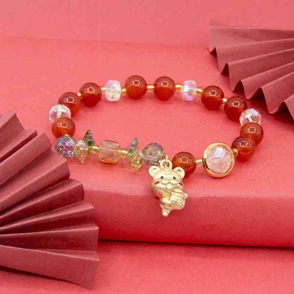 

chinese-style products agate crystal tiger bracelet women's china scenic spot net red fortune bag