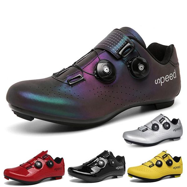 

cycling footwear professional athletic bicycle shoes mtb men self-locking road bike sapatilha ciclismo women sneakers, Black