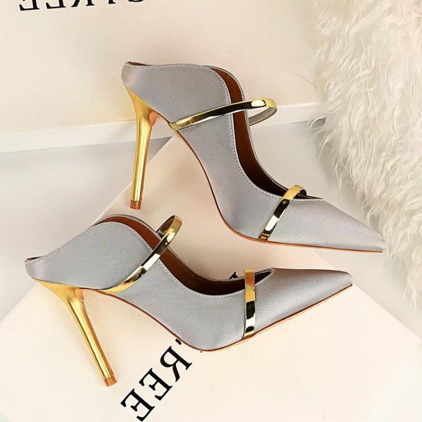 

sandals color fine-heeled high-heeled women's 2021 summer cool, Black