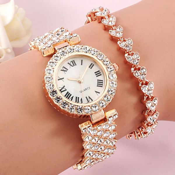 

wristwatches diamond women watches gold watch ladies wrist women's bracelet female relogio feminino, Slivery;brown