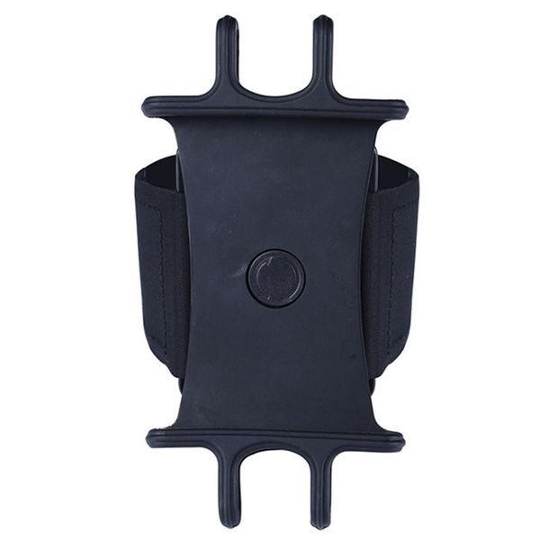 

outdoor bags wrist phone holder stretchy band strap 360Â° rotatable arm forearm silicone cell mount fits all 4-6.7in smartphone jlrr