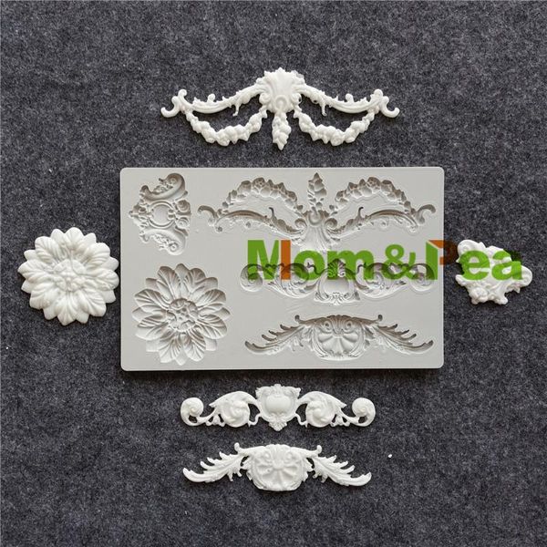 

cake tools mom&pea gx234 floral shaped silicone mold decoration fondant 3d grade