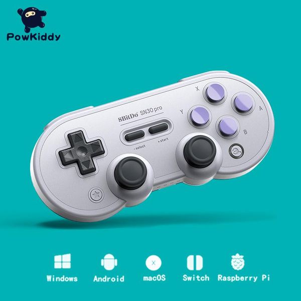 

game controllers & joysticks powkiddy 8bitdo sn30 por for switch ns controlador de jogo conexÃ£o bluetooth joystick parÃ¡grafo clÃ¡ssico balanc