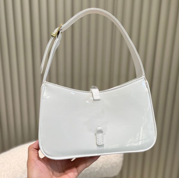 

Designer women handbag luxury armpit bag fashion classic letter lady purse high quality shoulder bag 24cm, Black