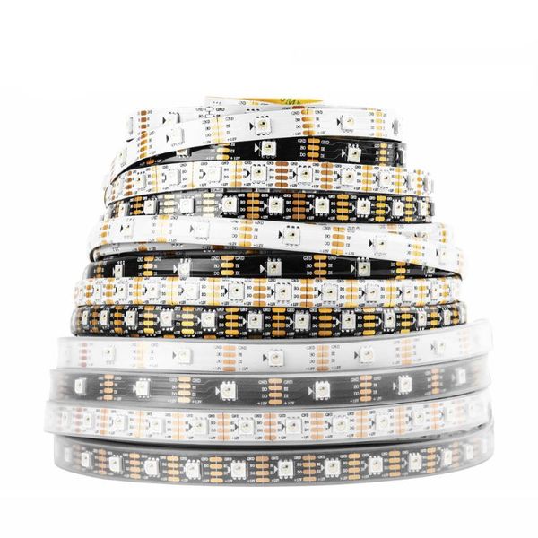 

strips ws2815 dc12v 1m 5m 30 60 144 leds ip30 65 67 ws2812b ws2813 led strip light rgb individually addressable lights dual signal