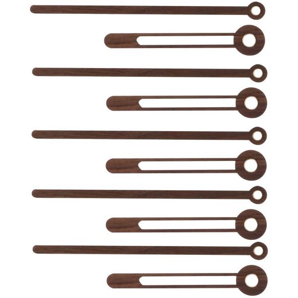 

wall clocks 5 sets of wood clock hands wooden pointers replacement movement
