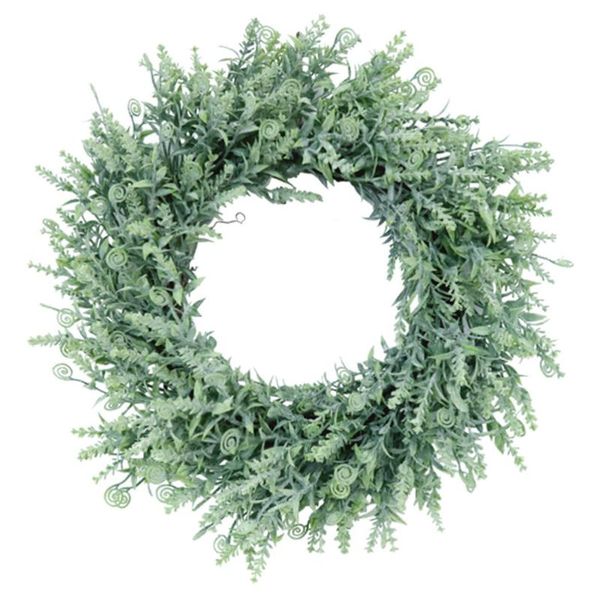 

party decoration 1pc simulation grass wreath artificial garland home decor wall ornament