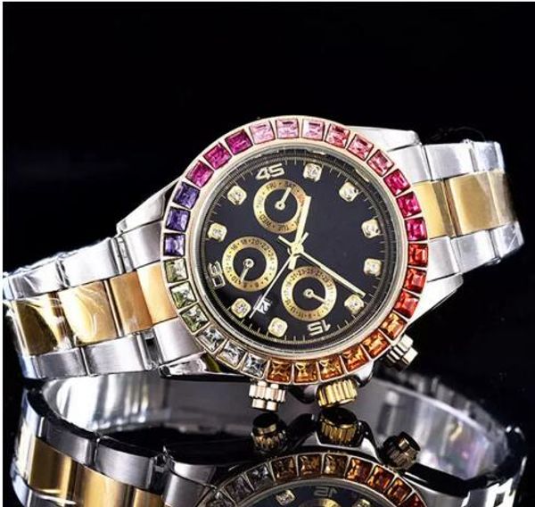 женские квадратные часы с цветком, полные бриллиантовые золотые часы со стразами, женские швейцарские дизайнерские автоматические наручные часы, браслет clock2582
