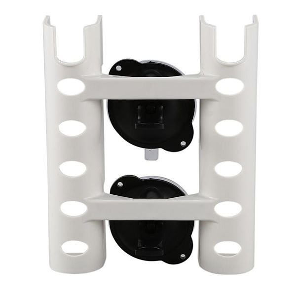 

boat fishing rods vertical 2 link rod holder multi-function suction cup protector organiser pole tube mount bracket lure pliers storage so