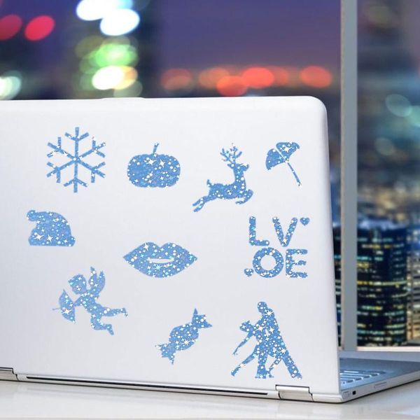 

gift wrap 32 sheets holographic printable sticker paper a4 size