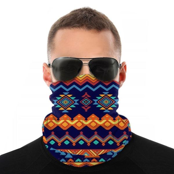 

scarves india machine art half face mask men women halloween tube neck bandanas protective headband cycling hiking, Blue;gray