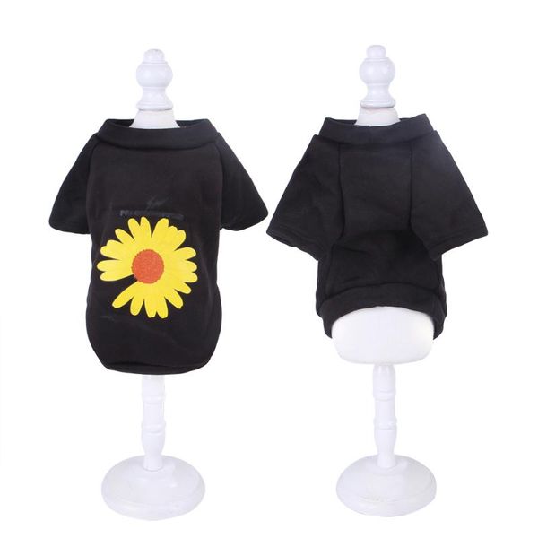 

dog apparel autumn winter print cute pet dogs clothes plush sweatshirt coat puppy pullover shirt cat supplies high quality