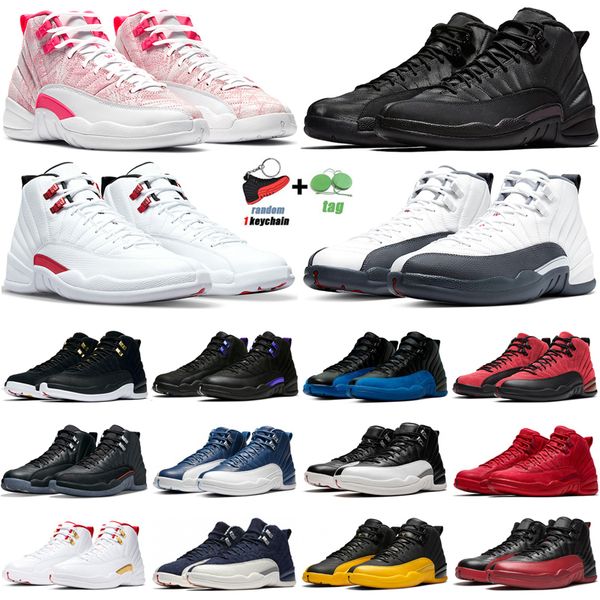 

r 12 men basketball shoes 12s jumpman utility twist reverse flu game dark concord the master winterized mens trainers sport sneakers