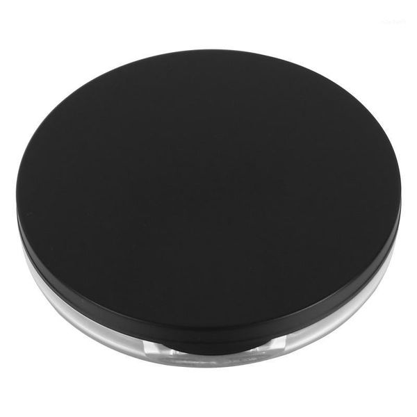 

storage bottles & jars 2pcs portable loose powder box cosmetic case with puff