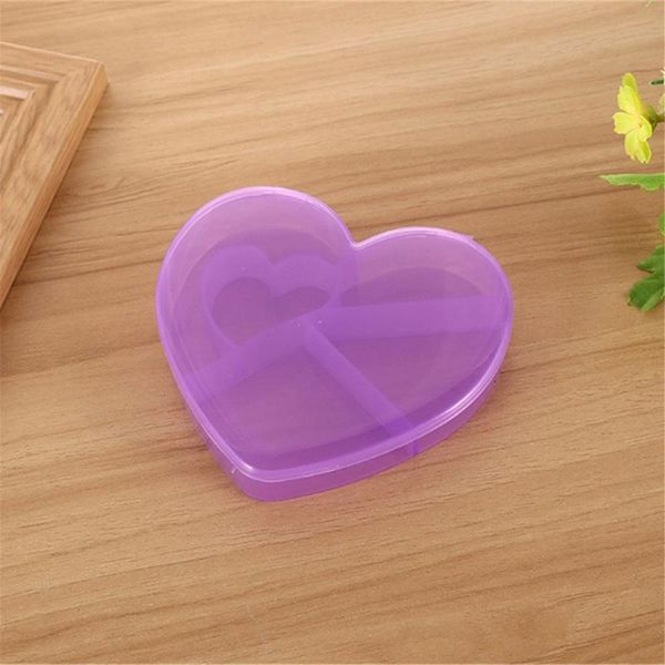 

storage bottles & jars 5 grids plastic cosmetic organizer store qtip container transparent small swabs box jewelry holder and candy