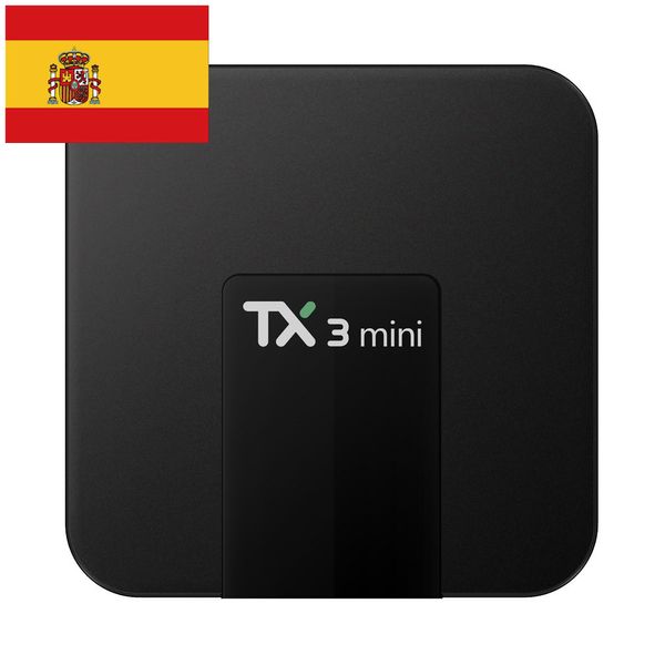 Корабль из Испании TX3 Mini 2G 16G Android 8.1 TV Box 4k H.265 1080P HD 100M LAN