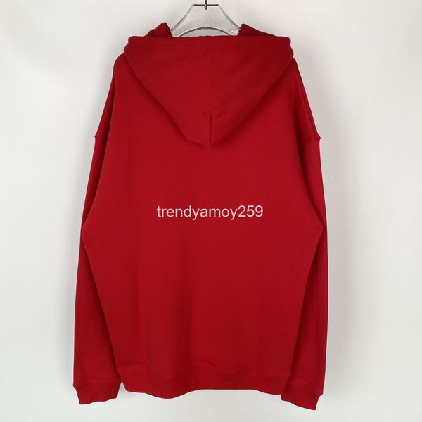 

women's hoodies & sweatshirts 21 fall paris classic lock letter printed hoodie for men and women, Black