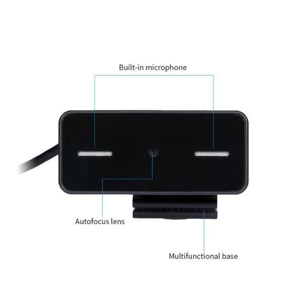 

webcams 2/ 5mp hd webcam built-in microphone wide angle drive-usb camera for gaming windows pc lapfast ship