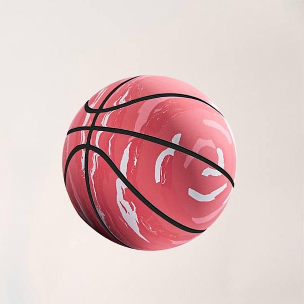 

accessories glossy bouncy deskbasketball mini hollow rubber game for girls boys (red white, 6cm diameter)