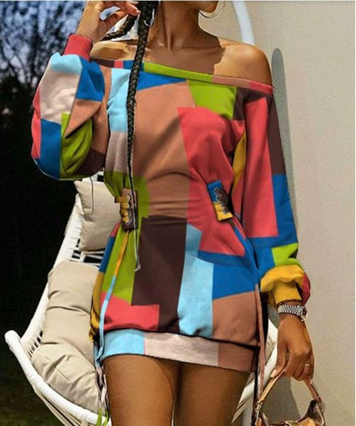 

autumn winter wear round neck tie dye printed long sleeve loose, White;black