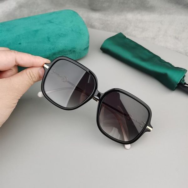 

outdoor eyewear 2021 women g0884 men big face fashion square sunglasses brand design eyeglasses frame gradient lens oculos de sol