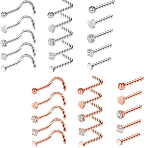 

stainless steel full drill lip nail drill ball small ear nail shambhala bone ring human body puncture jewelry