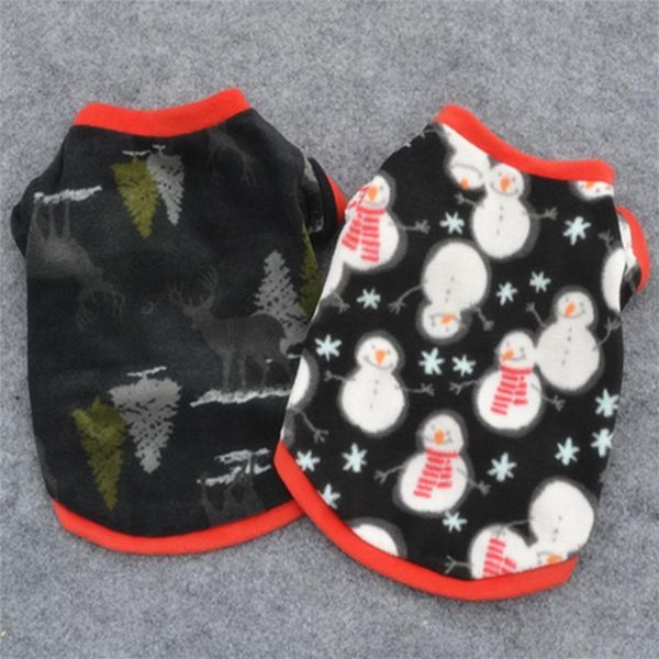 

dog apparel yoolook christmas dogs clothes winter warm jacket pet clothing sweatshirt for small medium cartoon puppy ropa para perro